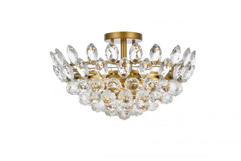 Elegant Lighting Emilia 5 Light Flush Mount Model: 1105F18C